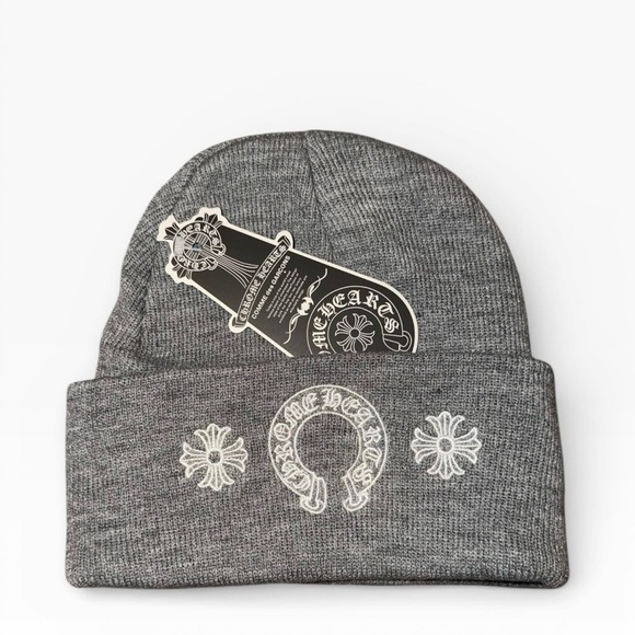 Chrome Hearts Gray Beanie
